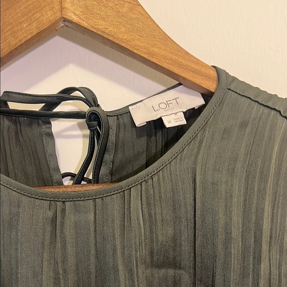 Loft Green Sleeveless Tank Top, Womens Medium - Picture 2 of 6